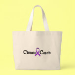 Chemo Coach - Violet Ribbon Canvas Bag