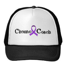 Chemo Coach - Violet Ribbon Mesh Hats