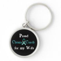 Chemo Coach Wife Keychain