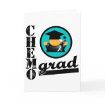 Chemo Grad Cervical Cancer Ribbon cards