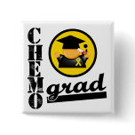 Chemo Grad Childhood Cancer Ribbon buttons