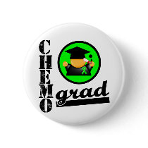 Chemo Grad Lymphoma Ribbon Button