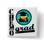 Chemo Grad Ovarian Cancer Ribbon buttons