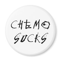 Chemo Sucks Refrigerator Magnets