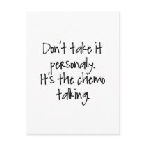 Chemo Talking postcards