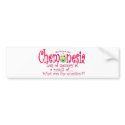 chemoblackPINK(1) bumper stickers