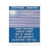 Chemtrail Country Postcard