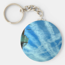 Chemtrail Grid In The Sky keychains
