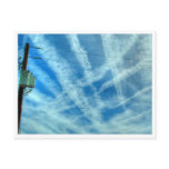 Chemtrail Grid In The Sky Postcard