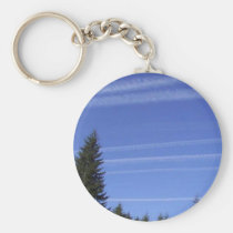 Chemtrails In Northwestern USA keychains