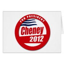 Cheney 2012 Button cards