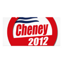 Cheney 2012 Button Picture Card