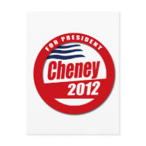 Cheney 2012 Button postcards