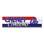 Cheney Cthulhu 08 Sticker Bumper Sticker