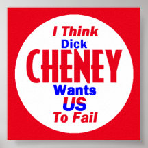 Bush Cheney Poster