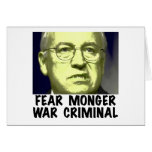 Cheney War Criminal Card