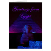 Cheops in Purple Card