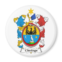 Cheorge Family Hungarian Coat of Arms magnets