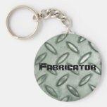 chequer-plate, Fabricator Keychain