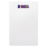 Cher, Centre &amp; France flags Personalized Stationery