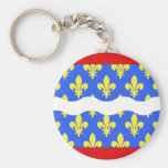 Cher, France flag Key Chains