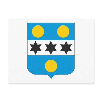 Cherbourg Coat of Arms Postcard by FlagTshirts