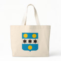 Cherbourg Coat of Arms Tote Bag by FlagTshirts Cherbourg Coat of Arms Tote Bag