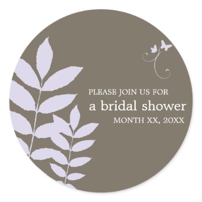 Cherish-Bridal Shower Sticker