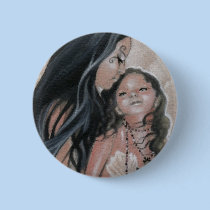 Cherish Mermaid and Child Button buttons