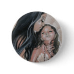 Cherish Mermaid and Child Button