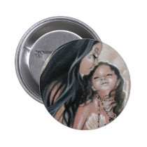 Cherish Mermaid and Child Button buttons