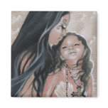 Cherish Mermaid and Child Magnet