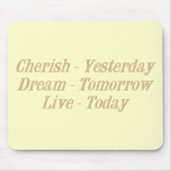 Cherish yellow mousepad