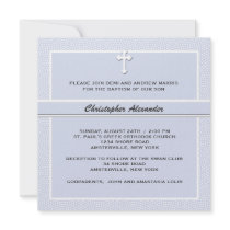 Cherished Blue - Religious Invitation