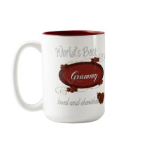 Cherished Grammy mugs by DesignsOutOfMind Cherished Grammy mugs