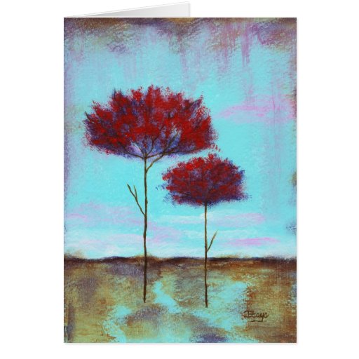 Cherished Greeting Note Card From Original Art