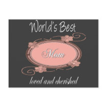Cherished Mom Series postcards by DesignsOutOfMind Cherished Mom Series postcards