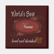 Cherished Nana Magnet