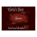 Cherished Sister Greeting Cards