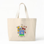 Chernel Family Hungarian Coat of Arms Tote Bags