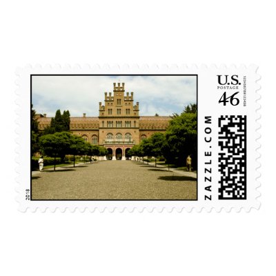 Chernivtsi University Postage Stamp by OlgasArt
