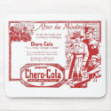 Chero-Cola vintage illustration (red) mousepads by Jakestuff Chero-Cola vintage illustration (red) mousepads