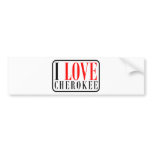Cherokee, Alabama City Design Bumper Stickers
