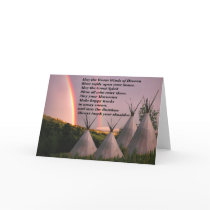 Cherokee Blessing Prayer Cards