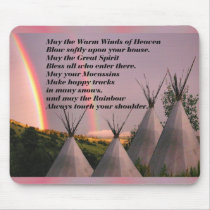 Cherokee Blessing Prayer Mousepad