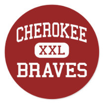 Cherokee - Braves - High - Cherokee North Carolina stickers