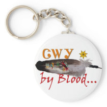 Cherokee by Blood Keychain