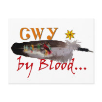 Cherokee by Blood Post Card