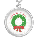 Cherokee Christmas Wreath Necklace
