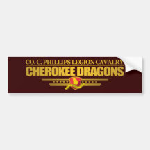 Cherokee Dragons Bumper Sticker